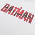 White - Side - Batman Mens Distressed T-Shirt