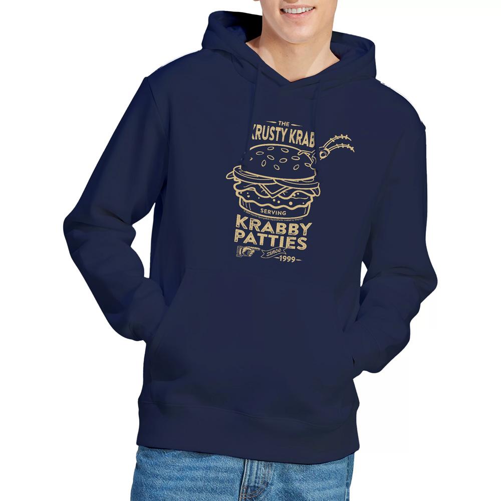 Navy - Lifestyle - SpongeBob SquarePants Mens The Krusty Krab Shock Mono Hoodie