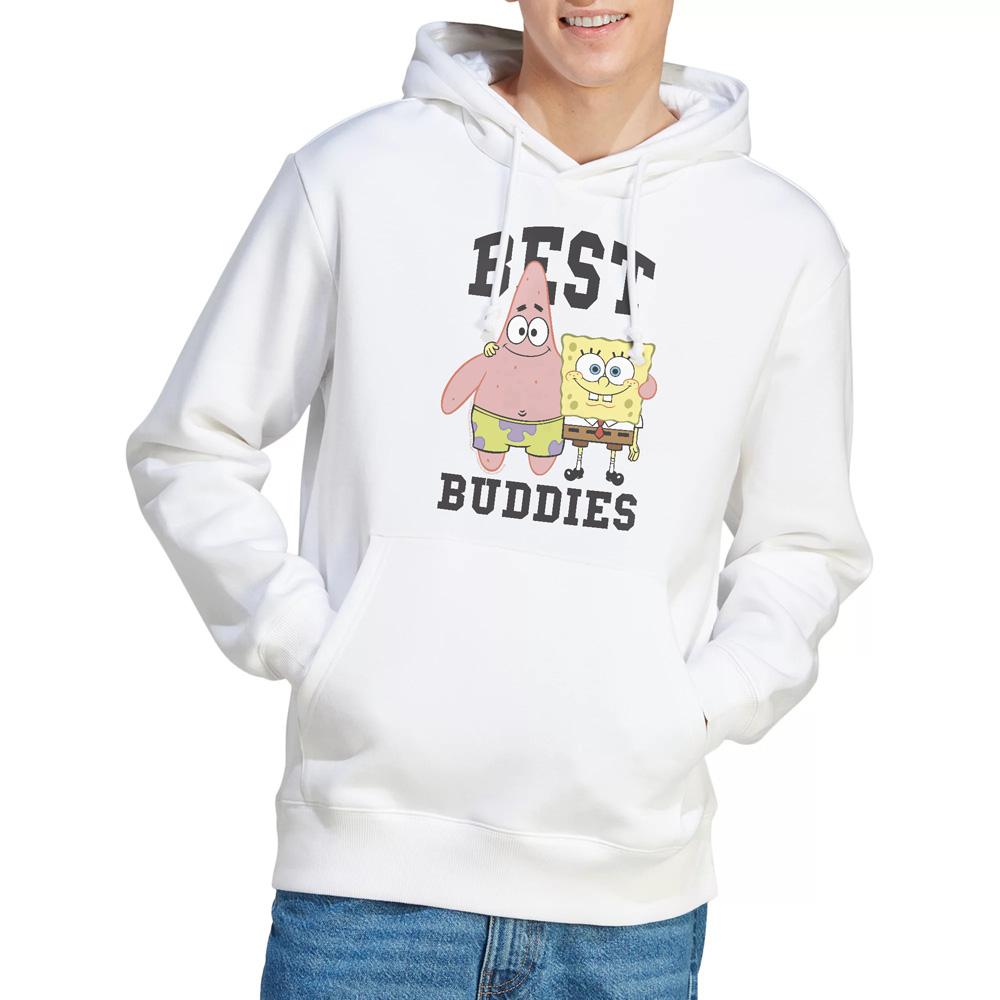 White - Lifestyle - SpongeBob SquarePants Mens Best Buddies Patrick Star Hoodie