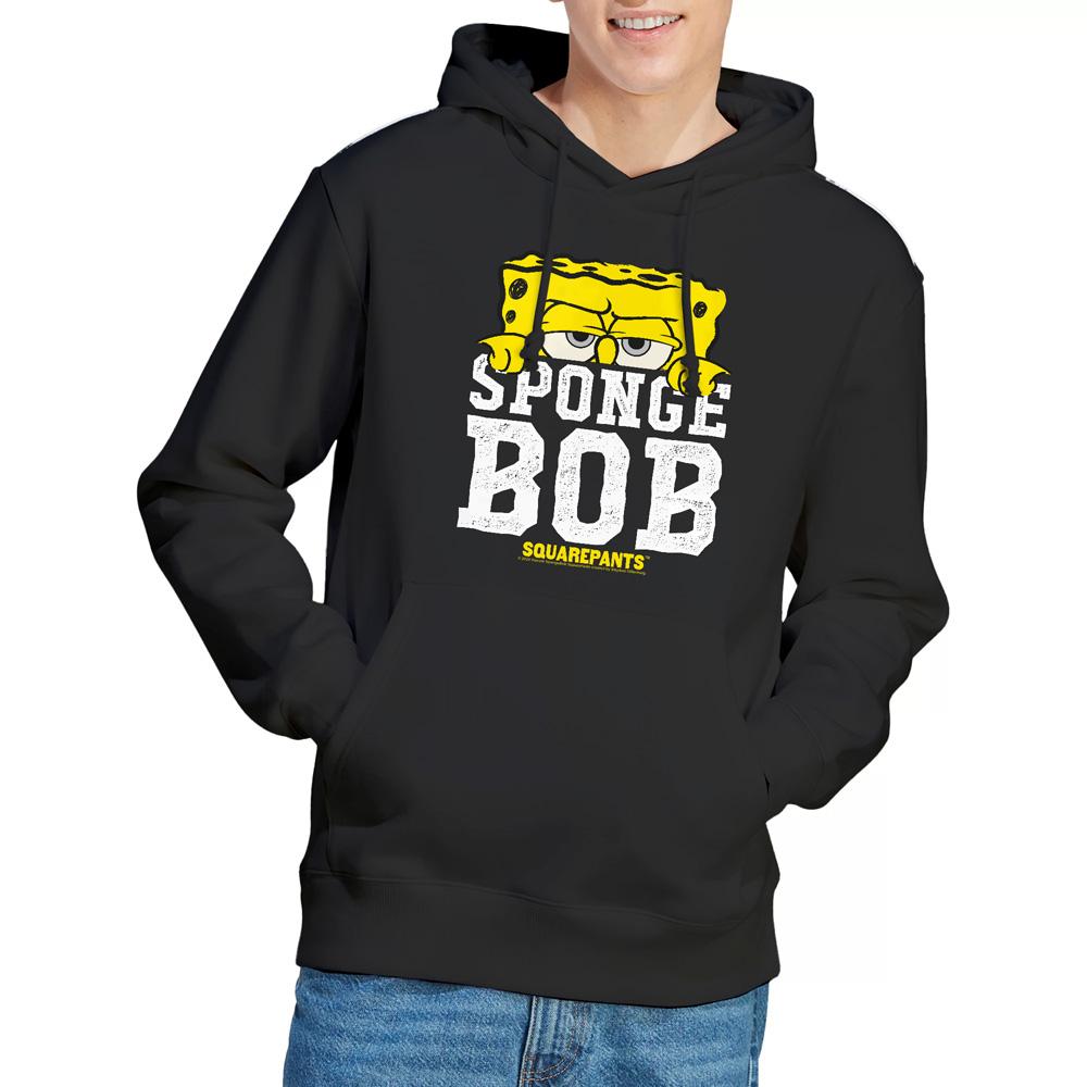 Black - Lifestyle - SpongeBob SquarePants Mens Large Icon Hoodie