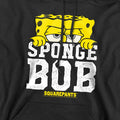 Black - Side - SpongeBob SquarePants Mens Large Icon Hoodie