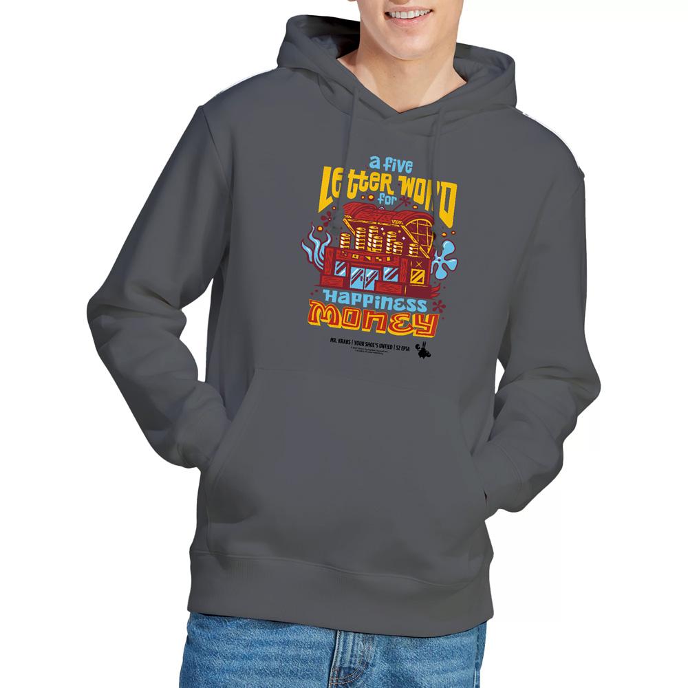 Charcoal - Lifestyle - SpongeBob SquarePants Mens Money Mr Krabs Hoodie