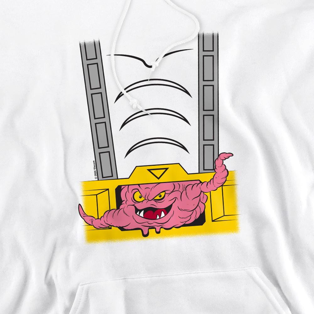 White - Pack Shot - Teenage Mutant Ninja Turtles Mens Krang Suit Hoodie