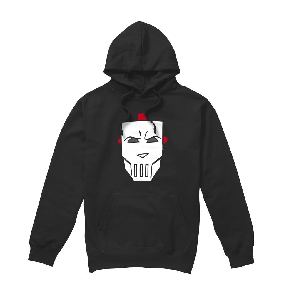 Black - Front - Teenage Mutant Ninja Turtles Mens Casey Jones Hockey Mask Hoodie