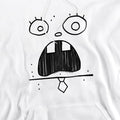 White - Side - SpongeBob SquarePants Mens Doogle Face Hoodie