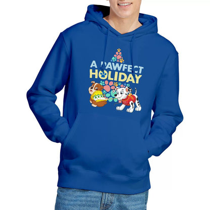 Royal Blue - Lifestyle - Paw Patrol Mens A Pawfect Holiday Rubble & Marshall Christmas Hoodie