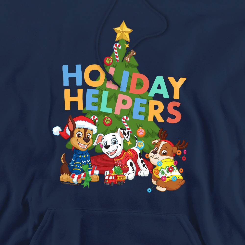 Navy - Pack Shot - Paw Patrol Mens Holiday Helpers Christmas Hoodie