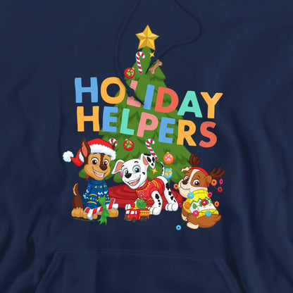 Navy - Pack Shot - Paw Patrol Mens Holiday Helpers Christmas Hoodie