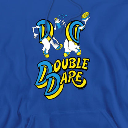 Royal Blue - Pack Shot - Double Dare Mens Vintage Logo Hoodie