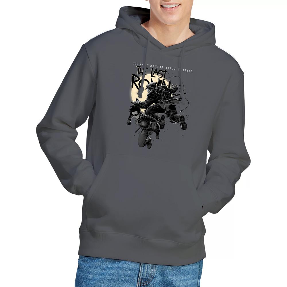 Charcoal - Lifestyle - Teenage Mutant Ninja Turtles Mens Casey Jones Leaping Hoodie