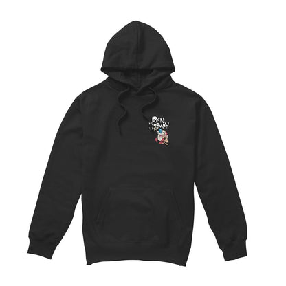 Black - Front - Ren & Stimpy Mens Warhol Hoodie