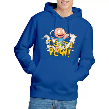 Royal Blue - Lifestyle - Rugrats Mens Tommy Pickles Has A Plan Hoodie