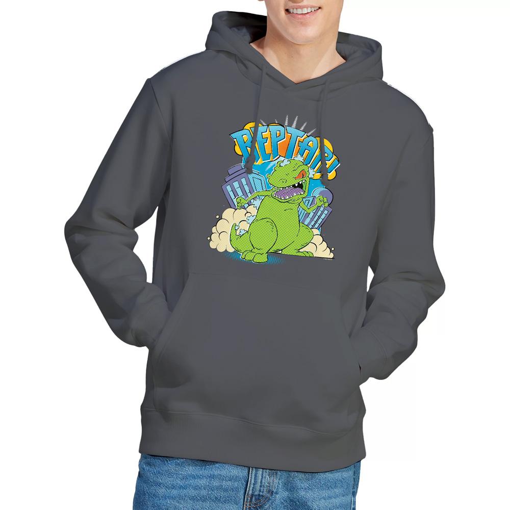 Charcoal - Lifestyle - Rugrats Mens Stomp Reptar Hoodie