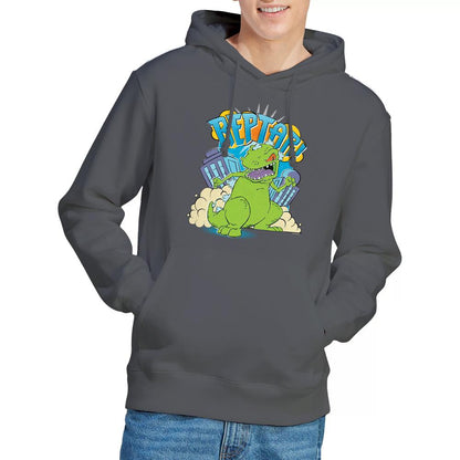 Charcoal - Lifestyle - Rugrats Mens Stomp Reptar Hoodie