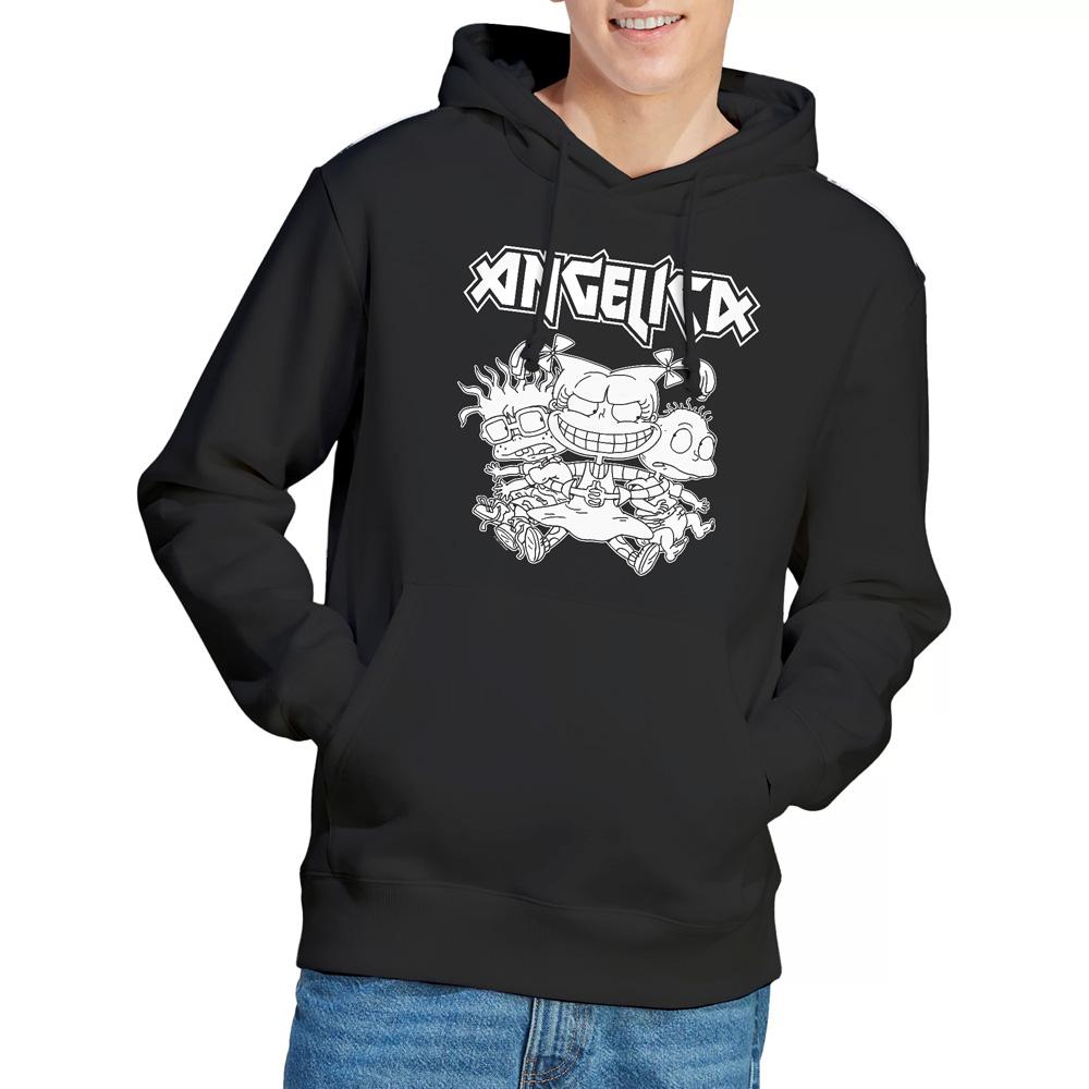 Black - Lifestyle - Rugrats Mens Angelica Pickles Rocks Hoodie