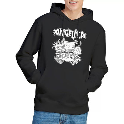Black - Lifestyle - Rugrats Mens Angelica Pickles Rocks Hoodie