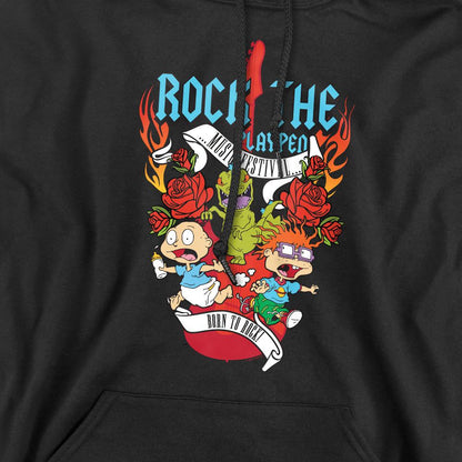 Black - Pack Shot - Rugrats Mens Rock The Playpen Music Festival Hoodie