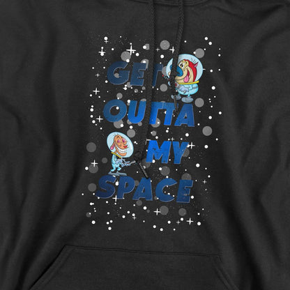 Black - Pack Shot - Ren & Stimpy Mens Get Outta My Space Hoodie