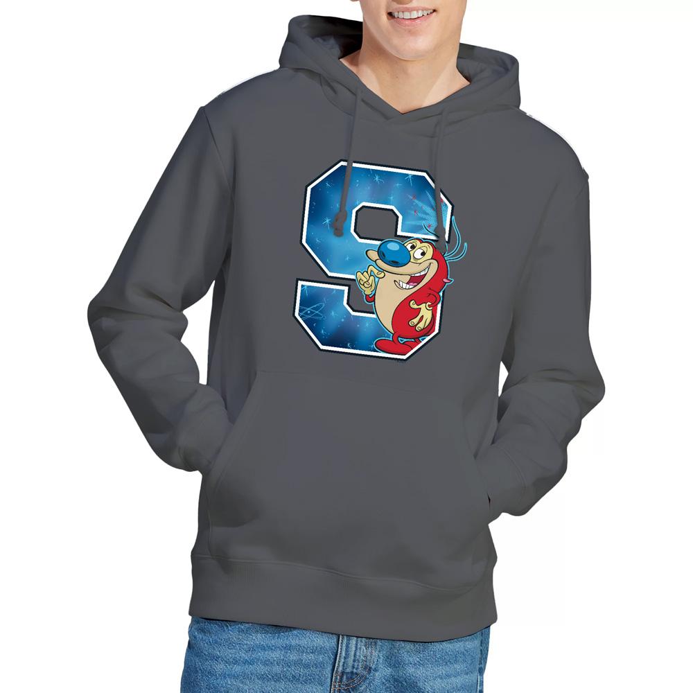Charcoal - Lifestyle - Ren & Stimpy Mens S Is For Stimpy Hoodie