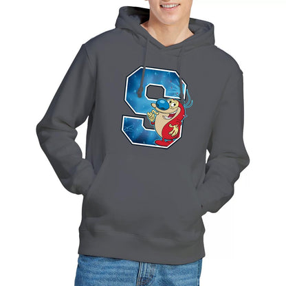 Charcoal - Lifestyle - Ren & Stimpy Mens S Is For Stimpy Hoodie
