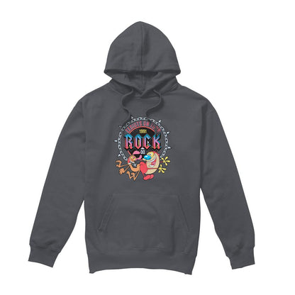 Charcoal - Front - Ren & Stimpy Mens Eediots On Tour Hoodie