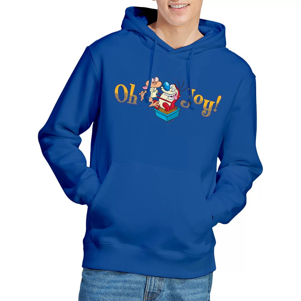 Royal Blue - Lifestyle - Ren & Stimpy Mens Oh Joy Hoodie