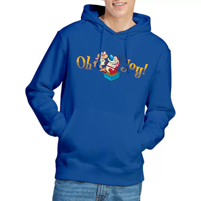 Royal Blue - Lifestyle - Ren & Stimpy Mens Oh Joy Hoodie