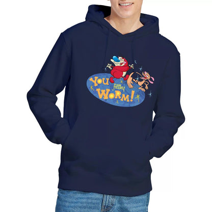 Navy - Lifestyle - Ren & Stimpy Mens You Filthy Worm! Hoodie