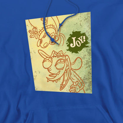 Royal Blue - Pack Shot - Ren & Stimpy Mens Joy! Hoodie