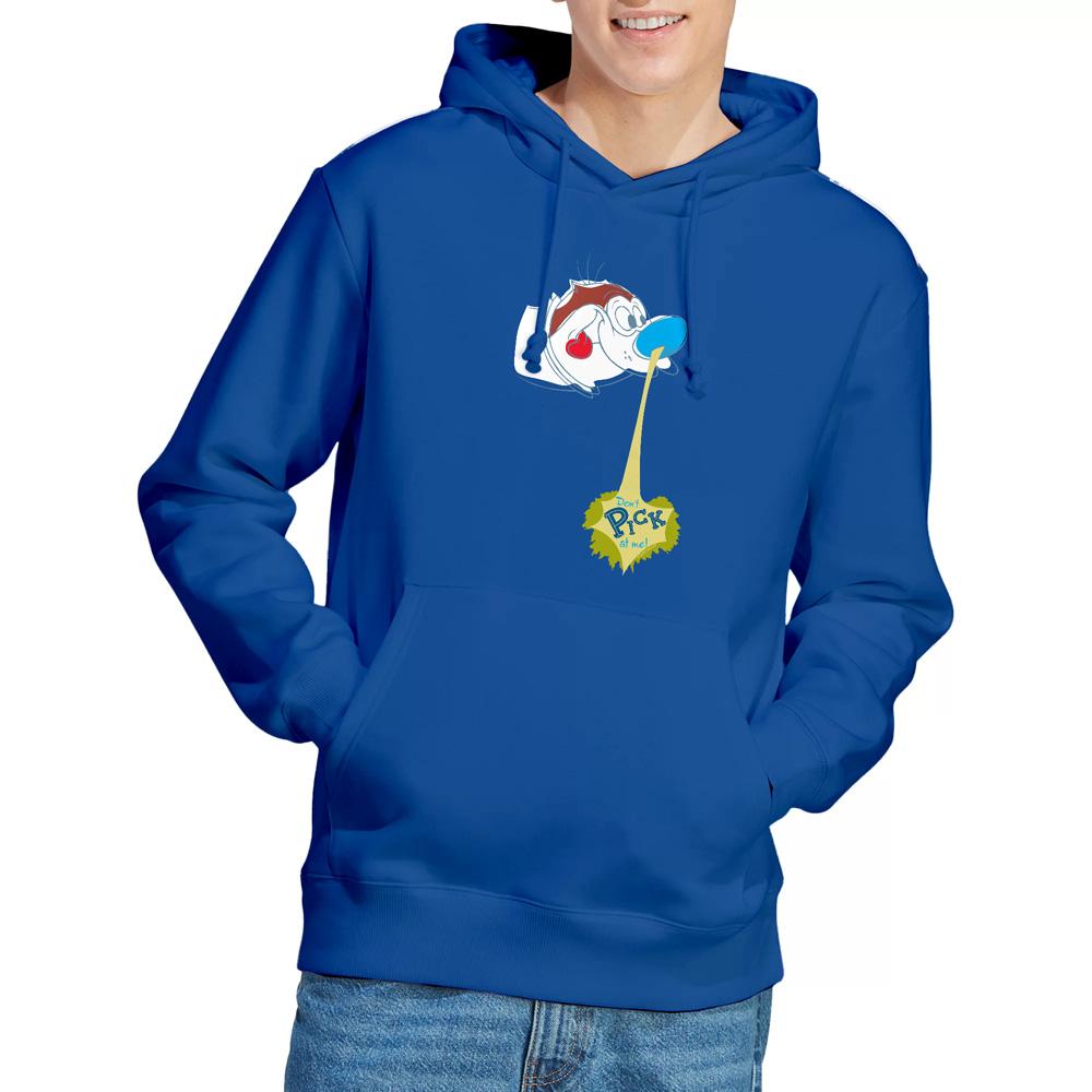Royal Blue - Lifestyle - Ren & Stimpy Mens Don´t Pick At Me! Hoodie
