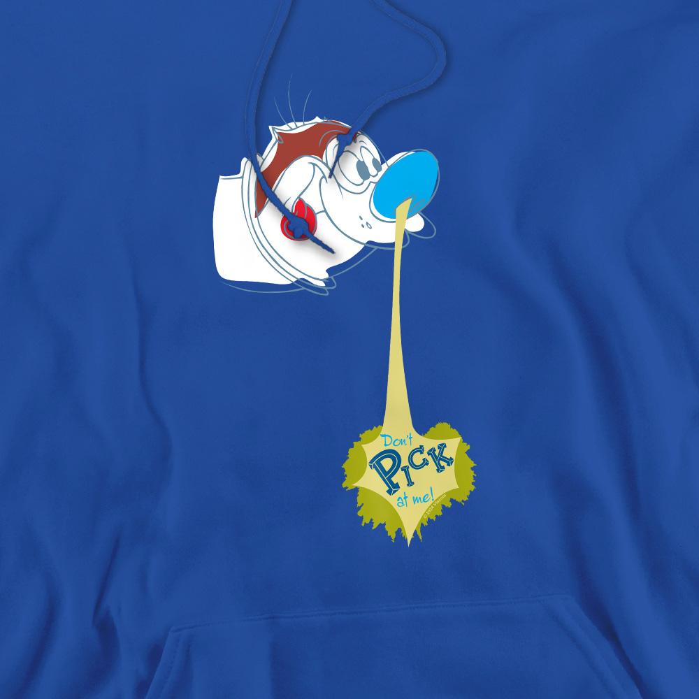 Royal Blue - Pack Shot - Ren & Stimpy Mens Don´t Pick At Me! Hoodie