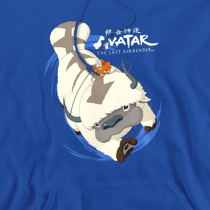 Royal Blue - Side - Avatar: The Last Airbender Mens In Flight Appa Hoodie