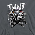 Charcoal - Side - Teenage Mutant Ninja Turtles Mens TMNT Team Hoodie