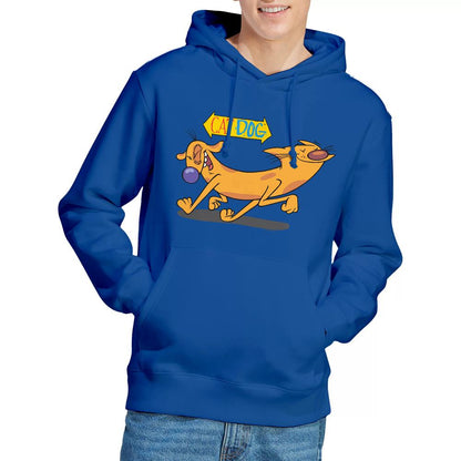 Royal Blue - Lifestyle - CatDog Mens Happy Paws Hoodie