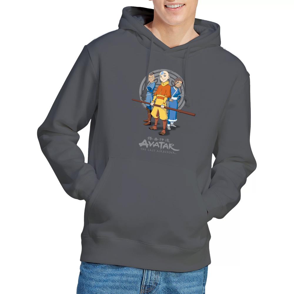 Charcoal - Lifestyle - Avatar: The Last Airbender Mens Team Avatar Hoodie