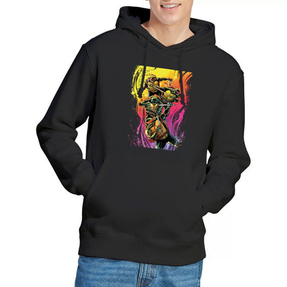 Black - Lifestyle - Teenage Mutant Ninja Turtles Mens Hot Rainbow Warriors Hoodie