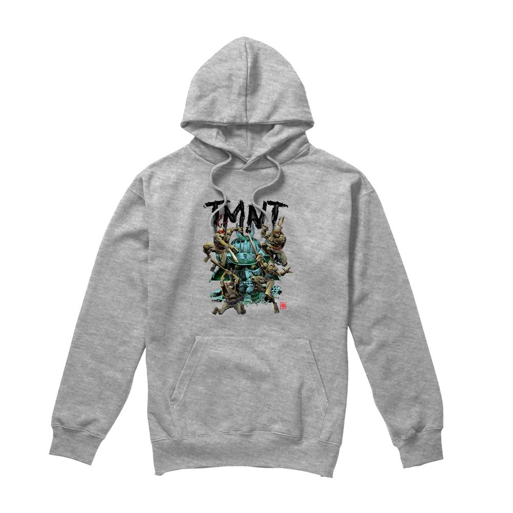 Sport Heather - Front - Teenage Mutant Ninja Turtles Mens Feudal Japan Hoodie