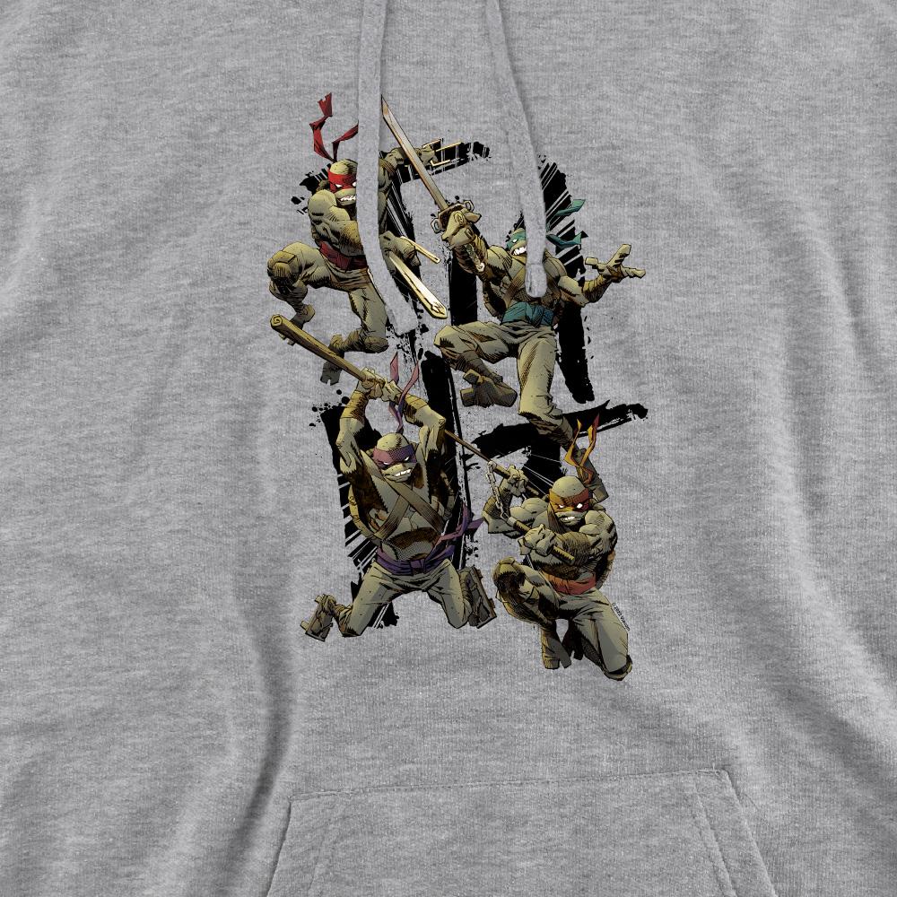Sport Heather - Pack Shot - Teenage Mutant Ninja Turtles Mens Shinobi Hoodie