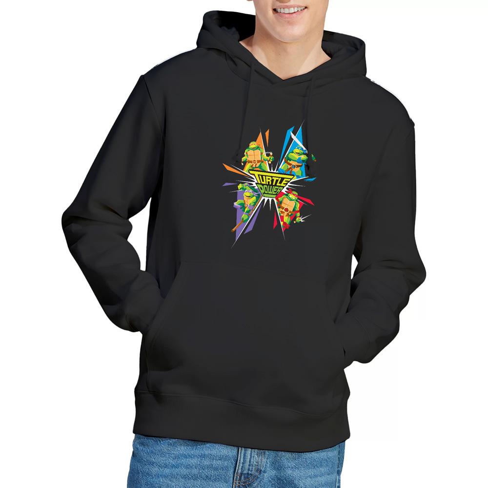 Black - Lifestyle - Teenage Mutant Ninja Turtles Mens Turtle Power Hoodie