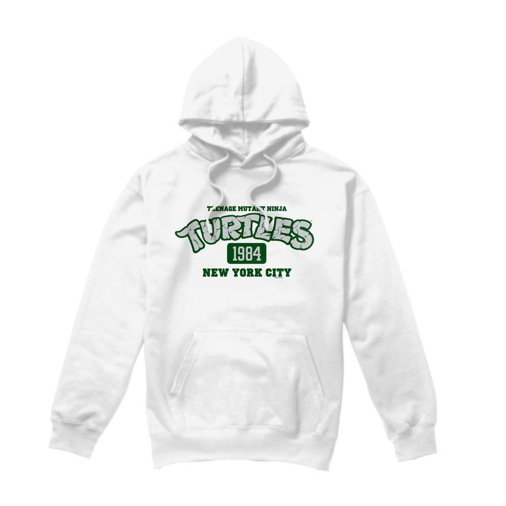 White - Front - Teenage Mutant Ninja Turtles Mens Est 1984 NYC Hoodie