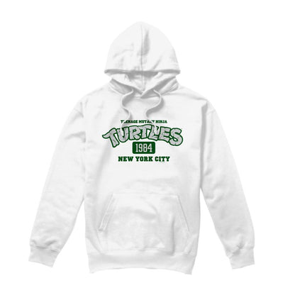 White - Front - Teenage Mutant Ninja Turtles Mens Est 1984 NYC Hoodie