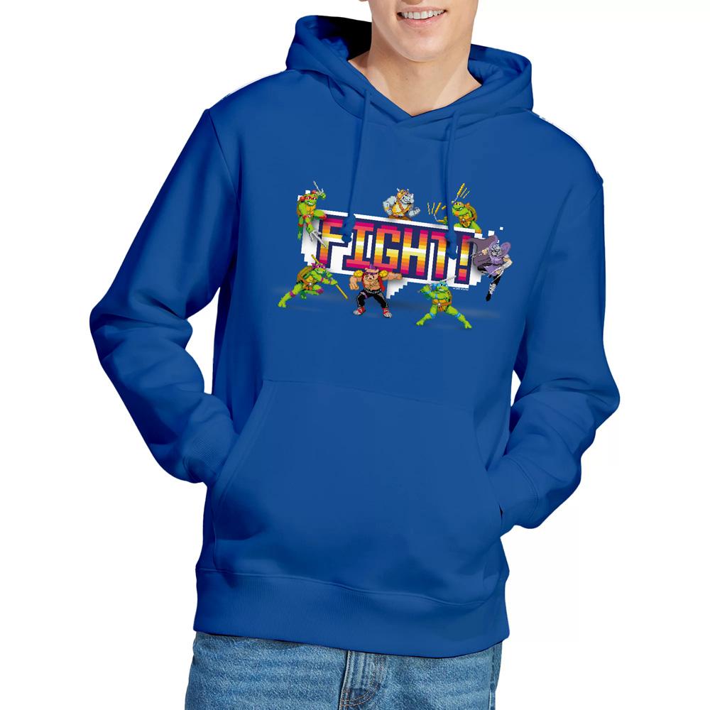 Royal Blue - Lifestyle - Teenage Mutant Ninja Turtles Mens Arcade Fight Hoodie