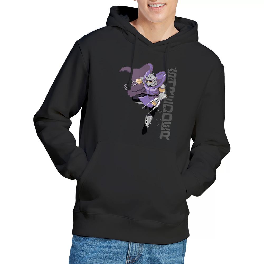 Black - Lifestyle - Teenage Mutant Ninja Turtles Mens Arcade Shredder Retro Hoodie