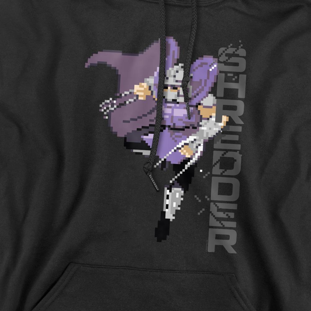 Black - Pack Shot - Teenage Mutant Ninja Turtles Mens Arcade Shredder Retro Hoodie