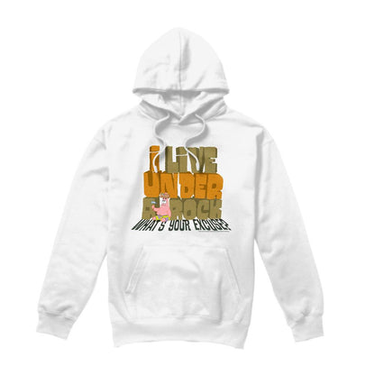 White - Front - SpongeBob SquarePants Mens What´s Your Excuse? Hoodie