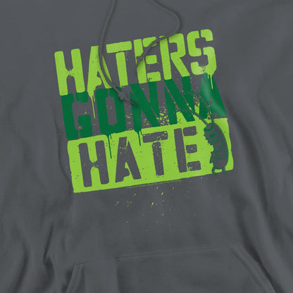 Charcoal - Pack Shot - SpongeBob SquarePants Mens Haters Gonna Hate Hoodie