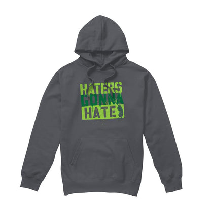 Charcoal - Front - SpongeBob SquarePants Mens Haters Gonna Hate Hoodie