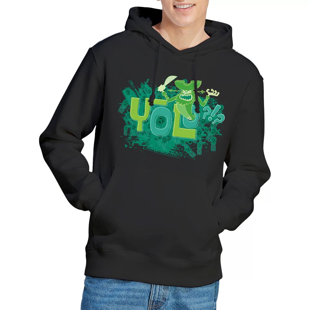 Black - Lifestyle - SpongeBob SquarePants Mens Yolo?!? Hoodie