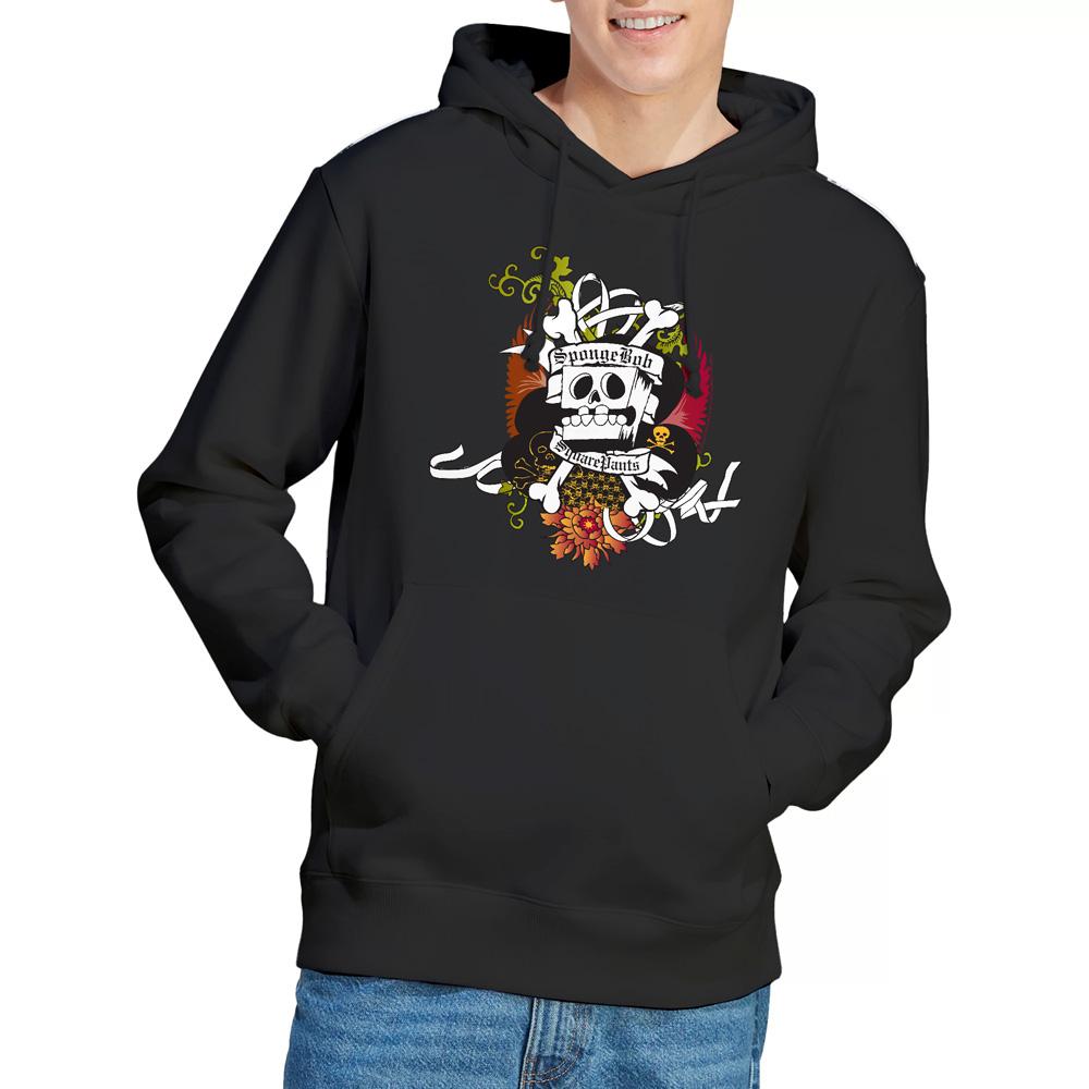 Black - Lifestyle - SpongeBob SquarePants Mens Rest In Peace Hoodie