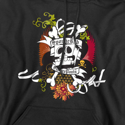 Black - Pack Shot - SpongeBob SquarePants Mens Rest In Peace Hoodie